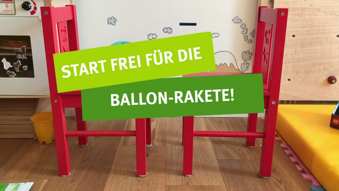 Video: Start frei für die Ballon-Rakete! | Forscheridee