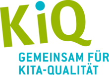 Logo Kita-Modellprogramm "KiQ - gemeinsam für Kita-Qualität"